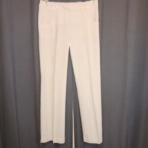 Mossimo Cream Stretch Straight leg Dress‎ Pants Size 2 Office Career Y2k